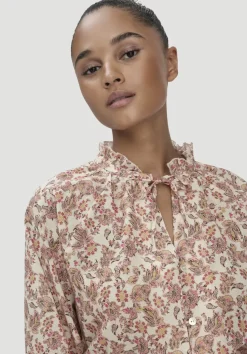 hessnatur Print Bluse Relaxed aus reiner Bio-Baumwolle von|Damen Blusen