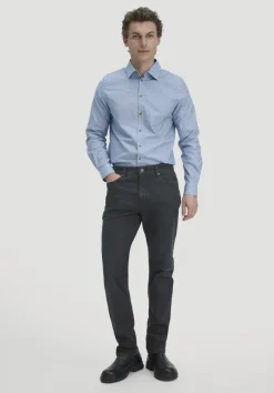 hessnatur Print Hemd Regular aus reiner Bio-Baumwolle von|Herren Hemden
