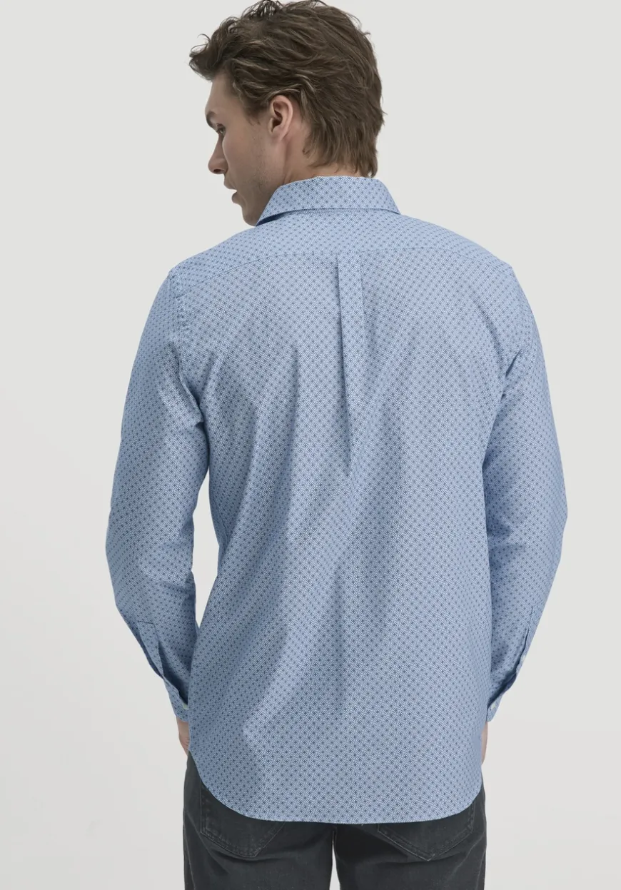 hessnatur Print Hemd Regular aus reiner Bio-Baumwolle von|Herren Hemden