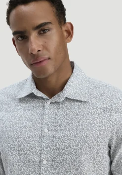 hessnatur Print Hemd Regular aus reiner Bio-Baumwolle von|Herren Hemden