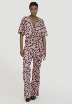 hessnatur Print Jersey Overall Relaxed aus reiner Bio-Baumwolle von|Damen Overalls