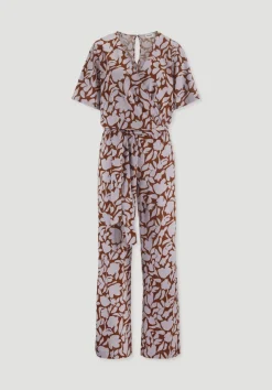 hessnatur Print Jersey Overall Relaxed aus reiner Bio-Baumwolle von|Damen Overalls