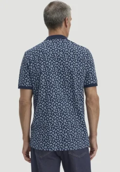 hessnatur Print Piqué Polo Relaxed aus reiner Bio-Baumwolle von|Herren T-Shirts