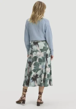 hessnatur Print Rock Midi aus LENZING™ ECOVERO™ Viskose von|Damen Kleider & Röcke