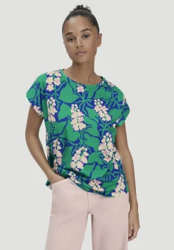hessnatur Print T-Shirt Oversize LIV LEE aus reiner Bio-Baumwolle von|Damen Shirts & Tops