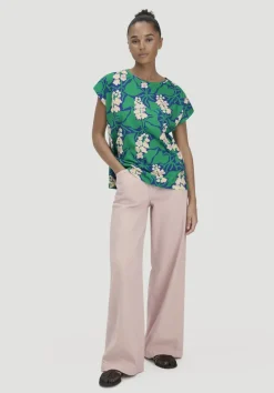 hessnatur Print T-Shirt Oversize LIV LEE aus reiner Bio-Baumwolle von|Damen Shirts & Tops