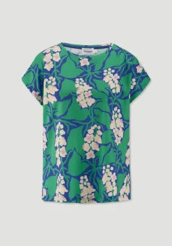 hessnatur Print T-Shirt Oversize LIV LEE aus reiner Bio-Baumwolle von|Damen Shirts & Tops