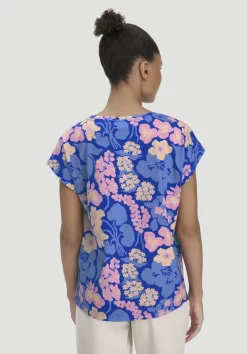 hessnatur Print T-Shirt Oversize LIV LEE aus reiner Bio-Baumwolle von|Damen Shirts & Tops