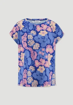 hessnatur Print T-Shirt Oversize LIV LEE aus reiner Bio-Baumwolle von|Damen Shirts & Tops