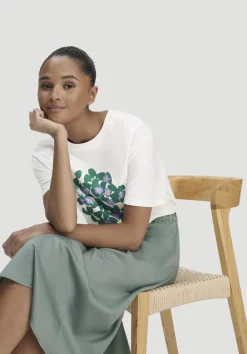 hessnatur Print T-Shirt Oversize LIV LEE aus reiner Bio-Baumwolle von|Damen Shirts & Tops