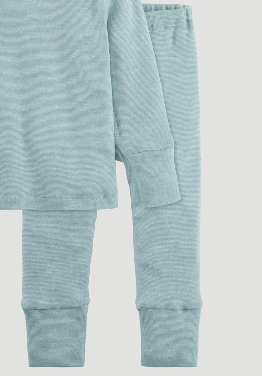 hessnatur Pyjama aus Bio-Baumwolle mit Bio-Merinowolle und Seide von| Pyjamas & Schlafoveralls|Baby Nachtwäsche