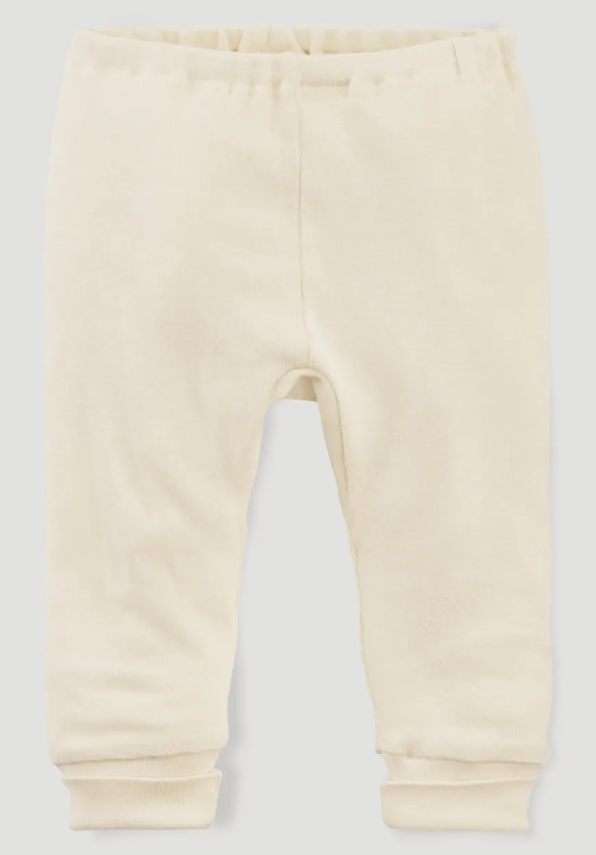 hessnatur Pyjama aus Bio-Baumwolle mit Bio-Merinowolle und Seide von| Pyjamas & Schlafoveralls|Baby Nachtwäsche