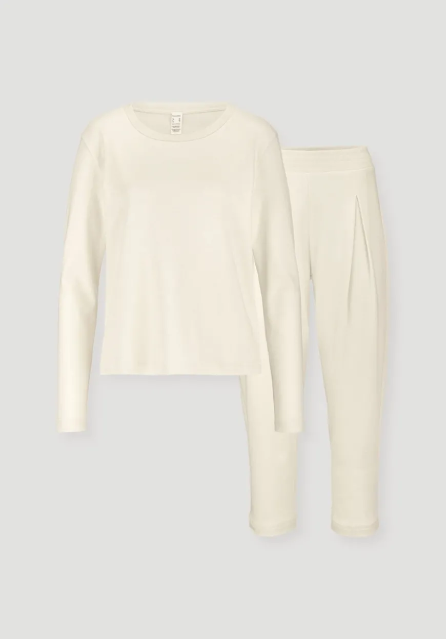 hessnatur Pyjama PURE COTTON aus reiner Bio-Baumwolle von|Damen Nachtwäsche|Nachtwäsche