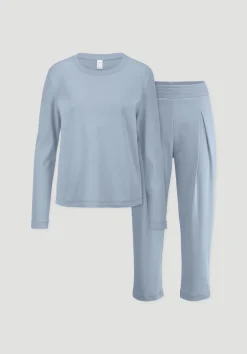 hessnatur Pyjama PURE COTTON aus reiner Bio-Baumwolle von|Damen Nachtwäsche|Nachtwäsche