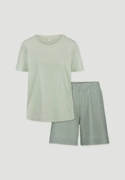 hessnatur Pyjama PURE COTTON aus reiner Bio-Baumwolle von|Damen Nachtwäsche|Nachtwäsche