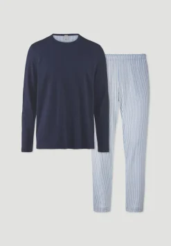 hessnatur Pyjama PURE COTTON aus reiner Bio-Baumwolle von|Herren Nachtwäsche|Nachtwäsche