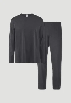 hessnatur Pyjama PURE COTTON aus reiner Bio-Baumwolle von|Herren Nachtwäsche|Nachtwäsche