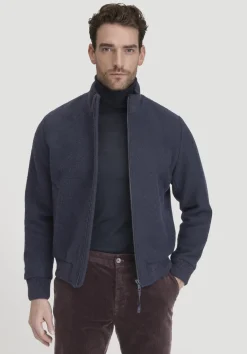 hessnatur Rhön Blouson Jacke Regular aus regionaler Schurwolle von|Herren Jacken & Mäntel