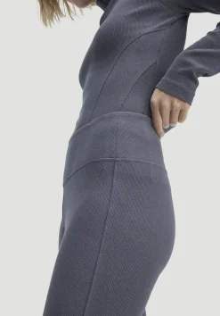 hessnatur Rib Leggings High Waist BETTER RECYCLING aus Bio-Baumwolle von|Damen Yoga & Activewear