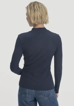 hessnatur Rib Longsleeve Slim aus Bio-Baumwolle von|Damen Shirts & Tops