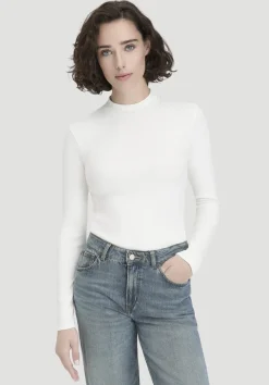 hessnatur Rib Longsleeve Slim aus Bio-Baumwolle von|Damen Shirts & Tops