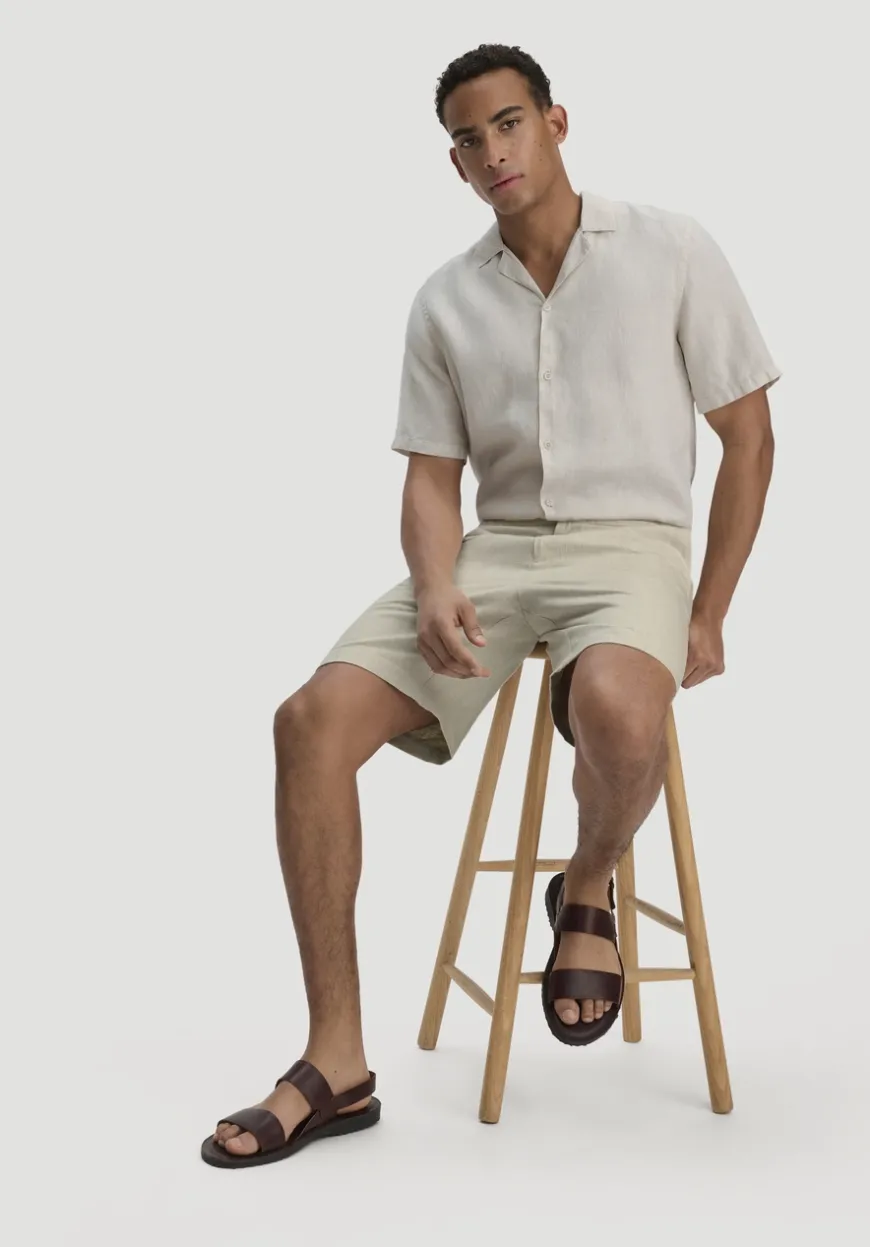 hessnatur Römer Sandale aus chromfrei gegerbtem Leder von|Herren Schuhe