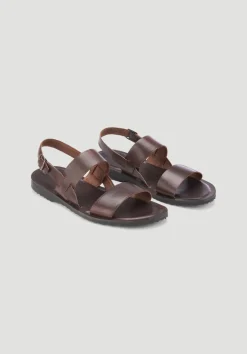 hessnatur Römer Sandale aus chromfrei gegerbtem Leder von|Herren Schuhe