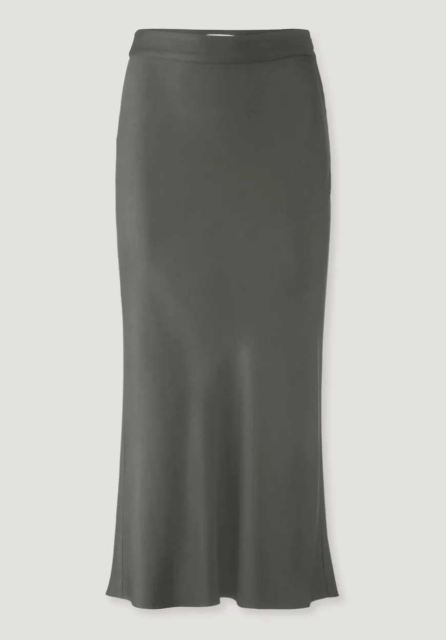 hessnatur Rock Midi Regular aus reiner LENZING™ ECOVERO™ Viskose von|Damen Kleider & Röcke