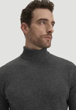 hessnatur Rollkragen Pullover Regular aus Bio-Merinowolle mit Cashmere von|Herren Pullover|Strick