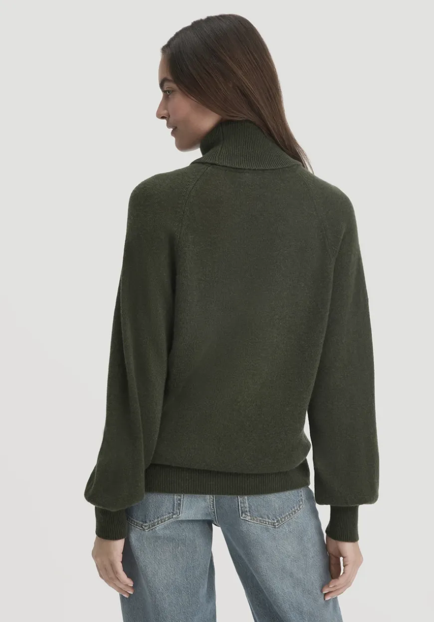 hessnatur Rollkragen Pullover Relaxed BETTER RECYCLING aus reinem Cashmere von|Damen Pullover