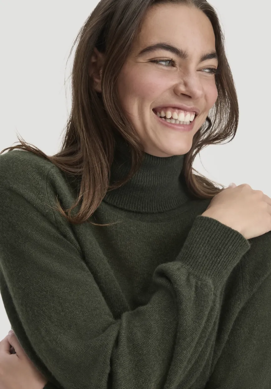hessnatur Rollkragen Pullover Relaxed BETTER RECYCLING aus reinem Cashmere von|Damen Pullover