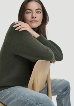 hessnatur Rollkragen Pullover Relaxed BETTER RECYCLING aus reinem Cashmere von|Damen Pullover