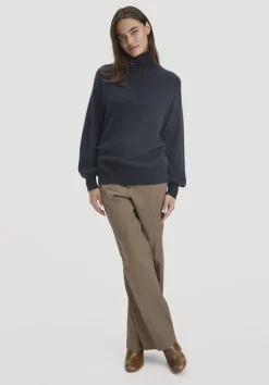 hessnatur Rollkragen Pullover Relaxed BETTER RECYCLING aus reinem Cashmere von|Damen Pullover