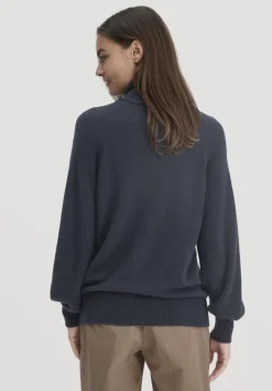hessnatur Rollkragen Pullover Relaxed BETTER RECYCLING aus reinem Cashmere von|Damen Pullover