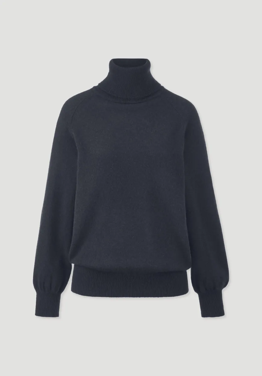 hessnatur Rollkragen Pullover Relaxed BETTER RECYCLING aus reinem Cashmere von|Damen Pullover