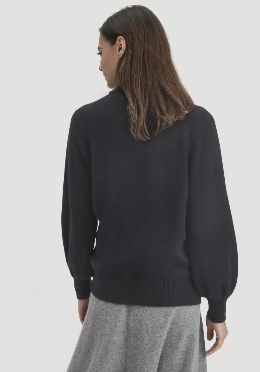 hessnatur Rollkragen Pullover Relaxed BETTER RECYCLING aus reinem Cashmere von|Damen Pullover