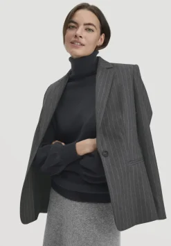 hessnatur Rollkragen Pullover Relaxed BETTER RECYCLING aus reinem Cashmere von|Damen Pullover
