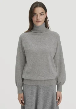 hessnatur Rollkragen Pullover Relaxed BETTER RECYCLING aus reinem Cashmere von|Damen Pullover