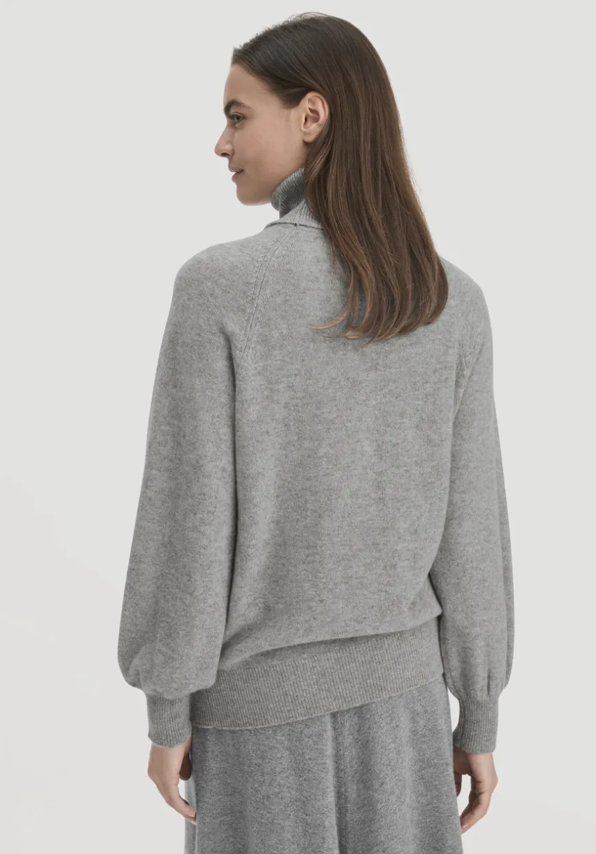 hessnatur Rollkragen Pullover Relaxed BETTER RECYCLING aus reinem Cashmere von|Damen Pullover