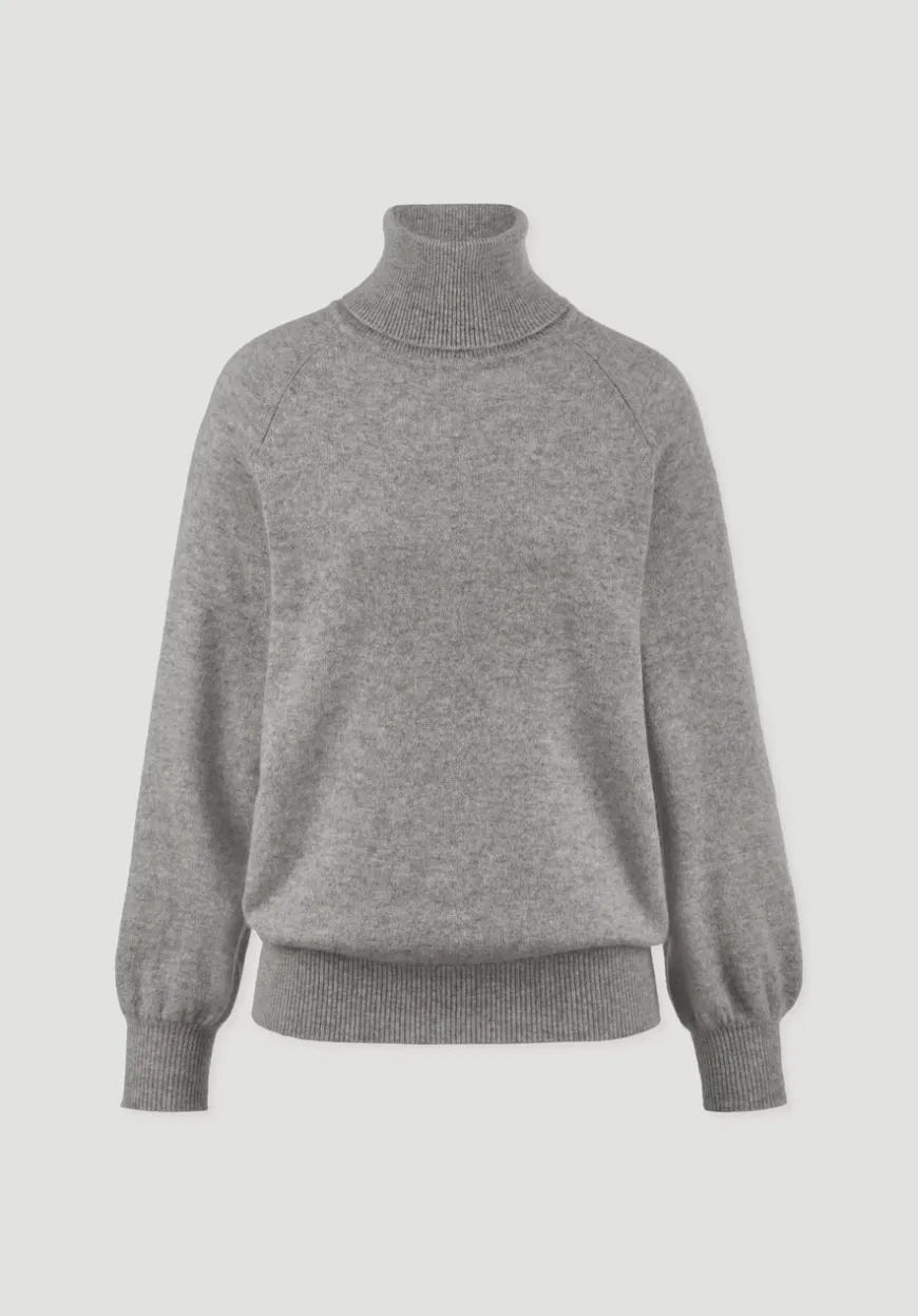 hessnatur Rollkragen Pullover Relaxed BETTER RECYCLING aus reinem Cashmere von|Damen Pullover