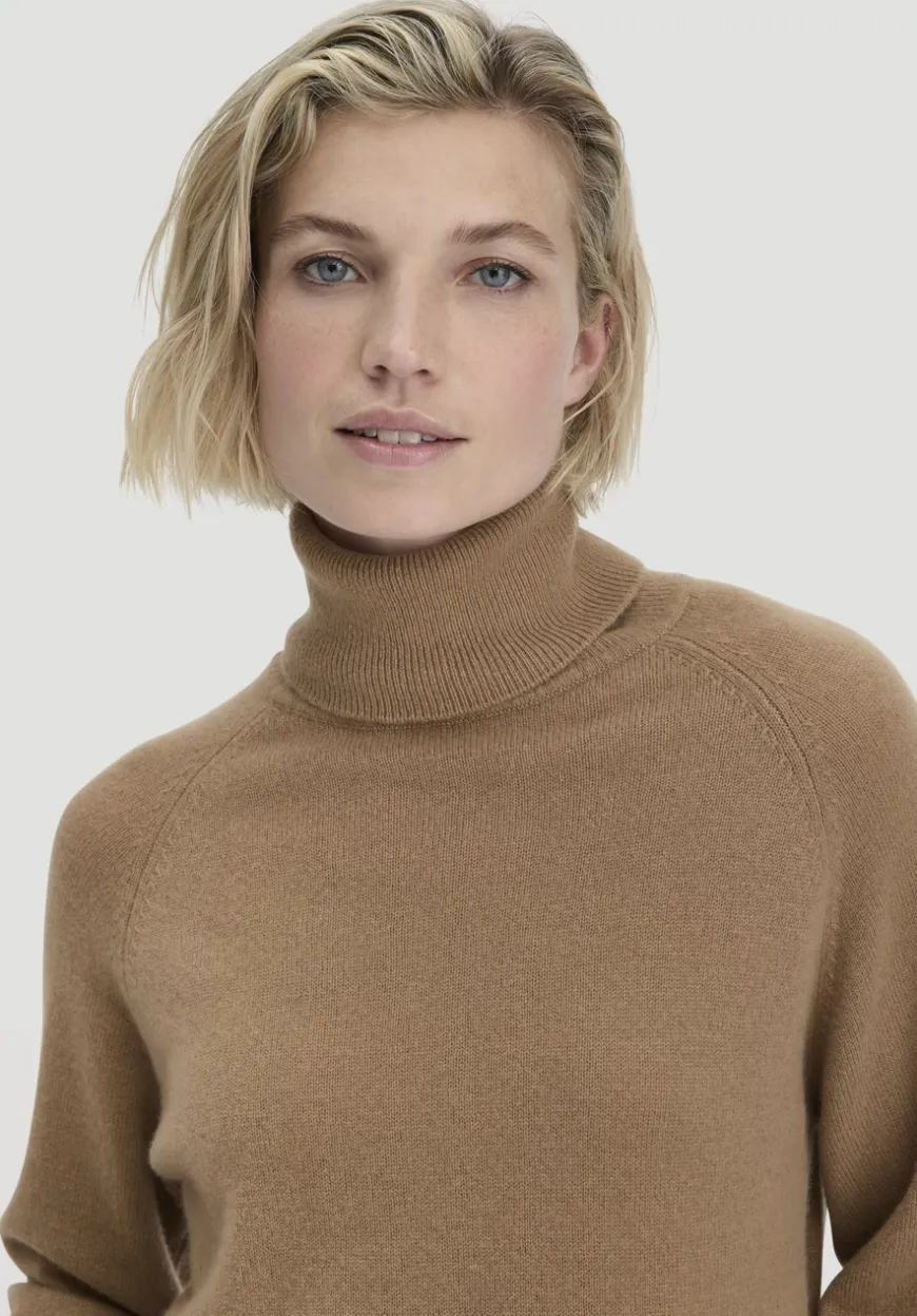 hessnatur Rollkragen Pullover Relaxed BETTER RECYCLING aus reinem Cashmere von|Damen Pullover