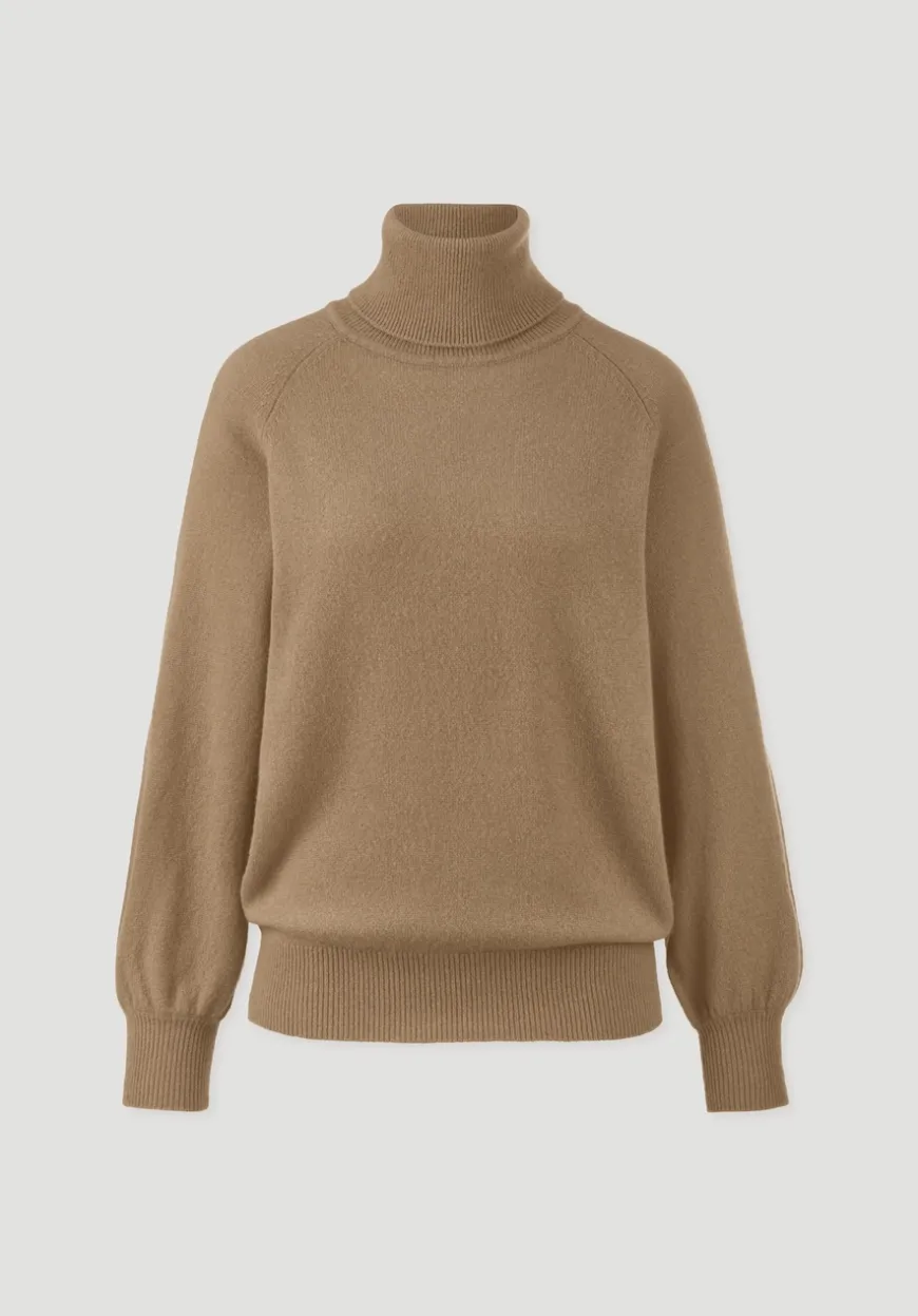 hessnatur Rollkragen Pullover Relaxed BETTER RECYCLING aus reinem Cashmere von|Damen Pullover