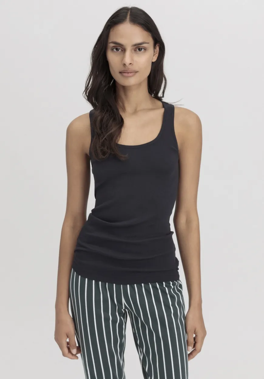 hessnatur Rundhals Tanktop im 2-Pack PURE COTTON aus reiner Bio-Baumwolle von|Damen Unterhemden|Unterhemden