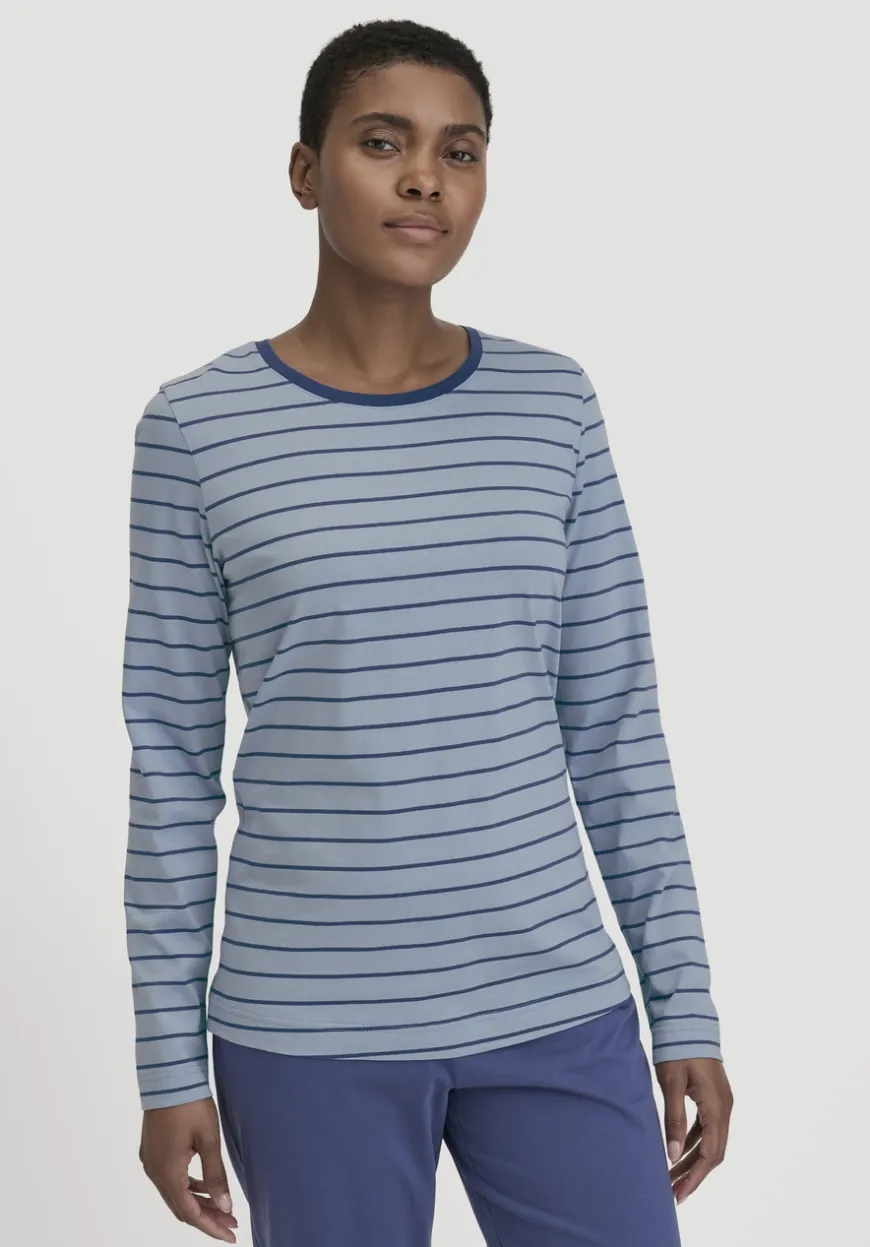 hessnatur Schlaf Shirt PURE COTTON aus reiner Bio-Baumwolle von|Damen Nachtwäsche|Nachtwäsche