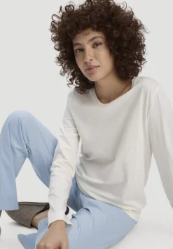 hessnatur Schlaf Shirt PURE COTTON aus reiner Bio-Baumwolle von|Damen Nachtwäsche|Nachtwäsche