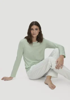 hessnatur Schlaf Shirt PURE COTTON aus reiner Bio-Baumwolle von|Damen Nachtwäsche|Nachtwäsche