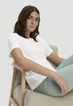 hessnatur Schlaf T-Shirt PURE COTTON aus reiner Bio-Baumwolle von|Damen Nachtwäsche|Nachtwäsche