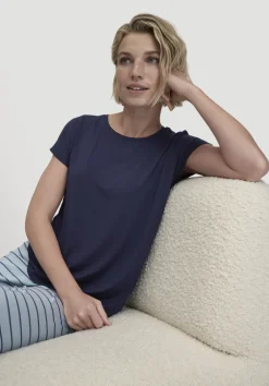 hessnatur Schlaf T-Shirt PURE FLOW aus TENCEL™ Modal von|Damen Nachtwäsche|Nachtwäsche