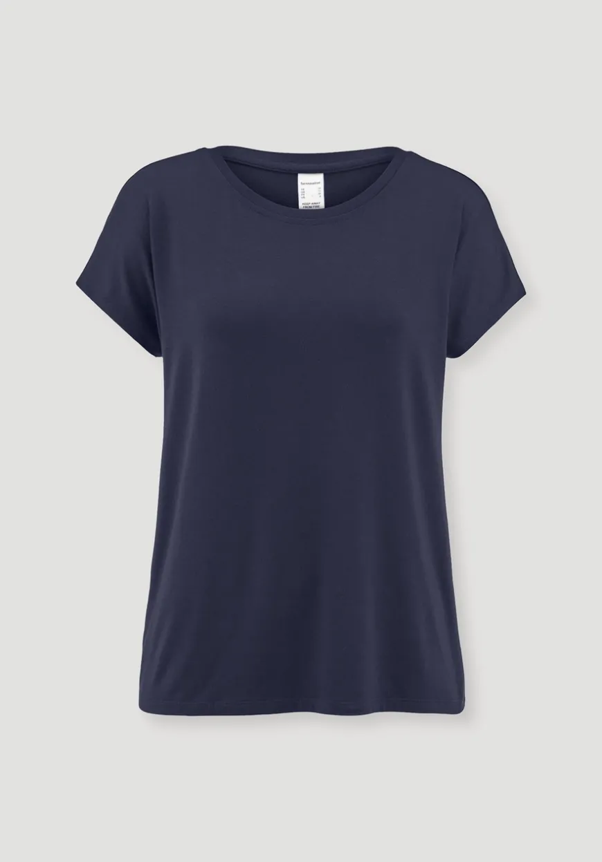 hessnatur Schlaf T-Shirt PURE FLOW aus TENCEL™ Modal von|Damen Nachtwäsche|Nachtwäsche