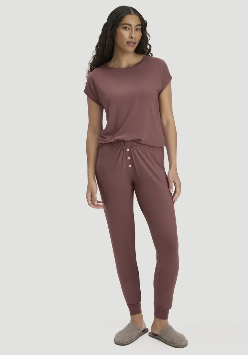 hessnatur Schlafhose PURE FLOW aus TENCEL™ Modal von|Damen Nachtwäsche|Nachtwäsche